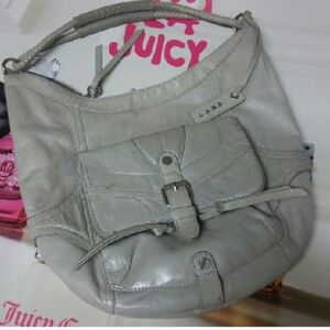 L.A.M.B. Gray Shoulder Bag